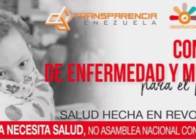 Venezuela necesita salud, no Asamblea Nacional Constituyente