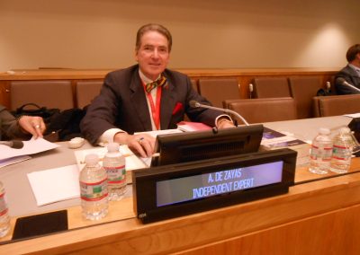 Carta abierta a Alfred de Zayas, experto Independiente sobre la promoción de un orden internacional democrático y equitativo