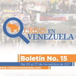 Crisis en Venezuela | Boletín 15