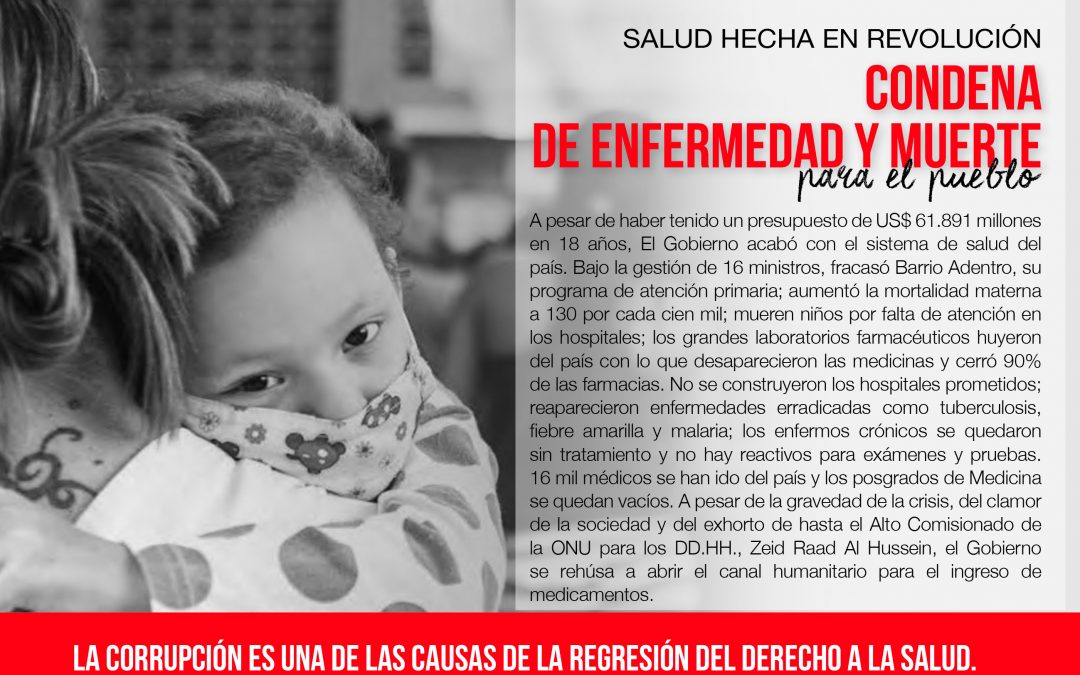 Condena de ENFERMEDAD y MUERTE | Salud hecha en revolución