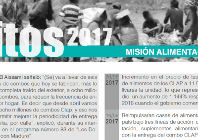 Hitos 2017: Misión Alimentación