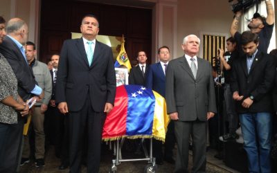Asamblea Nacional rindió honores al concejal Fernando Albán