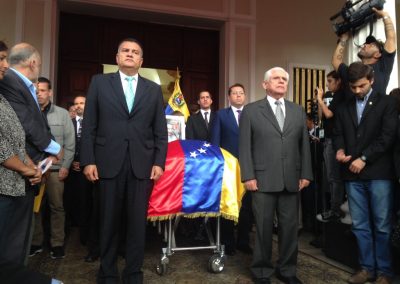 Asamblea Nacional rindió honores al concejal Fernando Albán