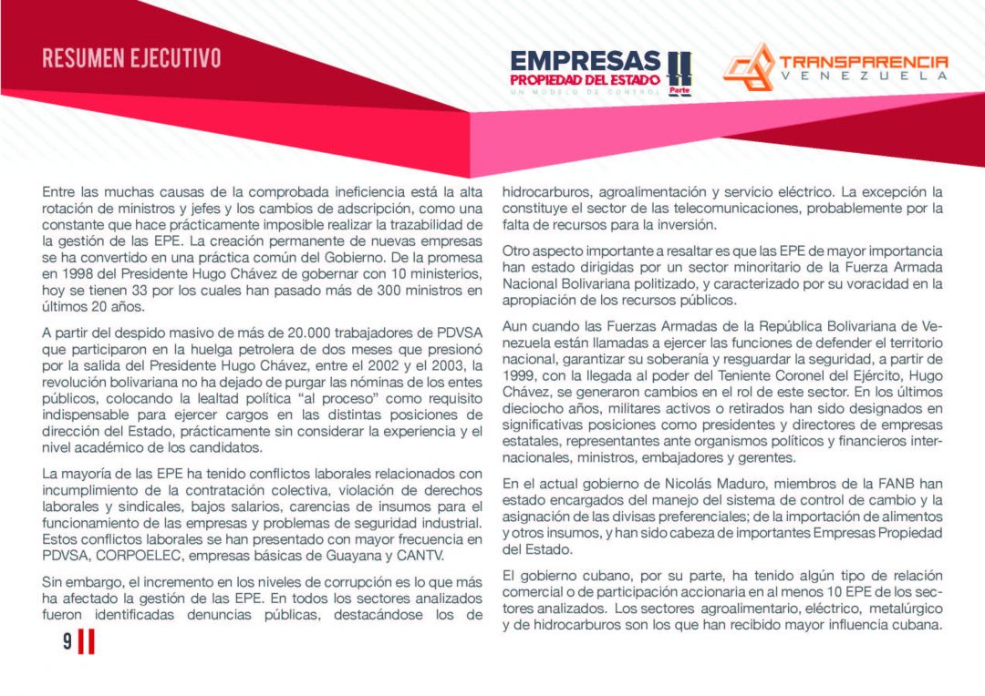 EPE II - Resumen ejecutivo, Transparencia Venezuela_Página_09 -  Transparencia Venezuela