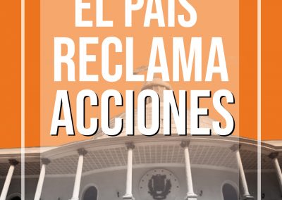 A la Asamblea Nacional: El país reclama acciones
