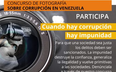 Concurso de Transparencia Venezuela para retratar la corrupción entra en la recta final