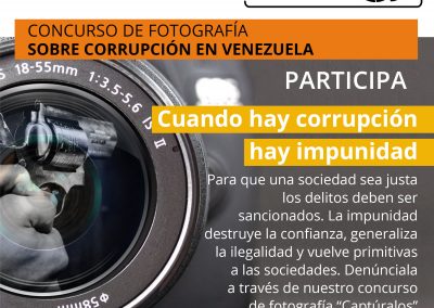 Concurso de Transparencia Venezuela para retratar la corrupción entra en la recta final