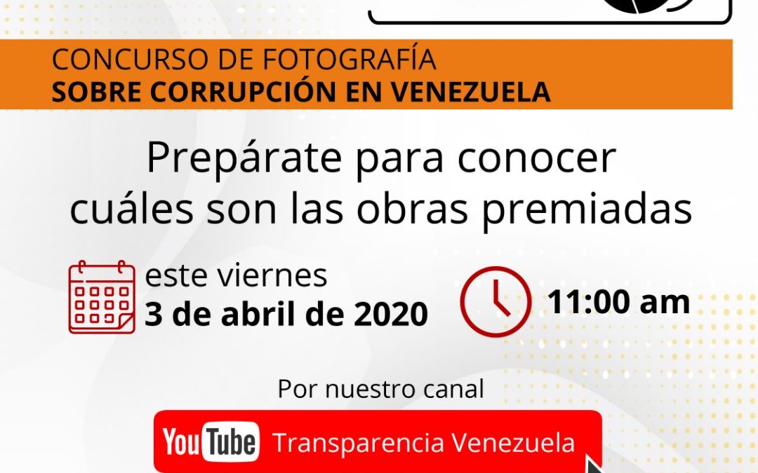 Transparencia Venezuela premia fotografías que abordan la corrupción