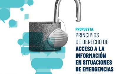 Propuesta: Principios de derecho de acceso a la información en situación de emergencias sanitarias