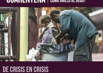 Transparencia Venezuela retrata la crisis humanitaria del pais exacerbada por la escasez de combustible y el distanciamiento social