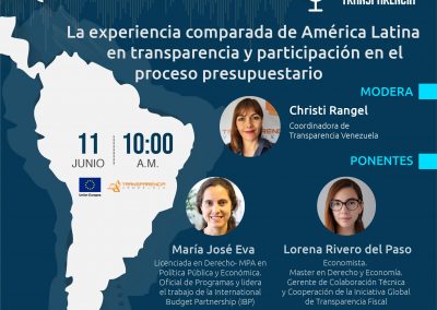Espacios de Transparencia disertará sobre avances y desafíos en materia presupuestaria