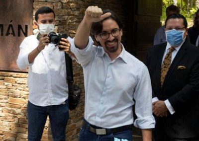 Después de tres años el diputado Freddy Guevara salió de la embajada de Chile