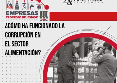 ¿Cómo ha funcionado la corrupción  en el sector alimentación?