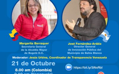 Bogotá y Bahía Blanca muestran sus avances en Gobierno Abierto