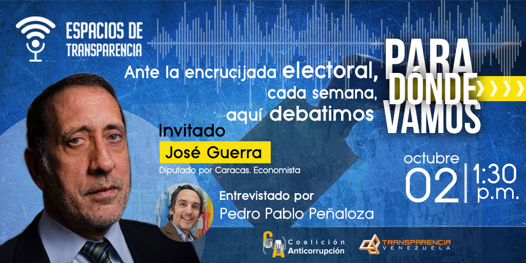 José Guerra llega a Para Dónde Vamos en su nueva edición