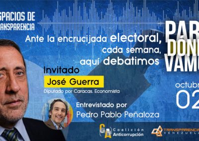 José Guerra llega a Para Dónde Vamos en su nueva edición