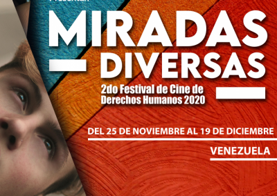 Transparencia dirá presente en Miradas Diversas, el 2do Festival Internacional de Cine de Derechos Humanos