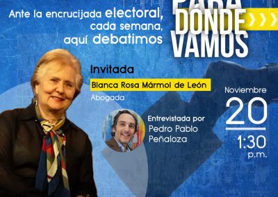 La consulta popular será el foco del próximo Para Dónde Vamos