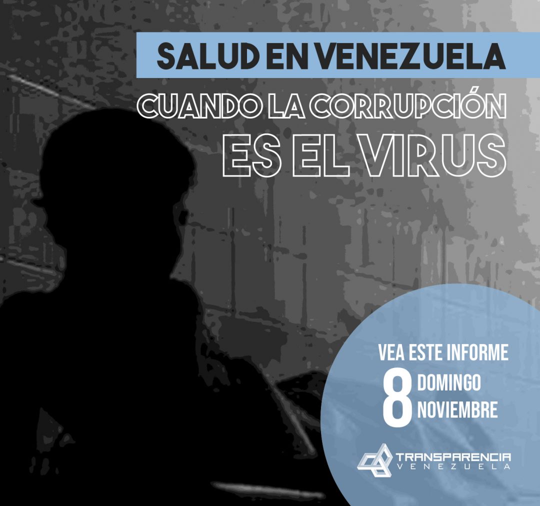 Transparencia Venezuela retrata el impacto del patrón de gran corrupción en el sistema sanitario venezolano