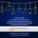 Transparencia Venezuela envía a los venezolanos su mensaje en época de Navidad y Año Nuevo