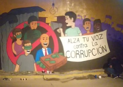 Mensaje anticorrupción llega a Petare a través del arte