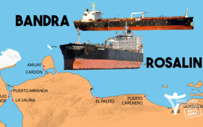 Julio 2025: 36 tanqueros furtivos rondaron puertos petroleros venezolanos