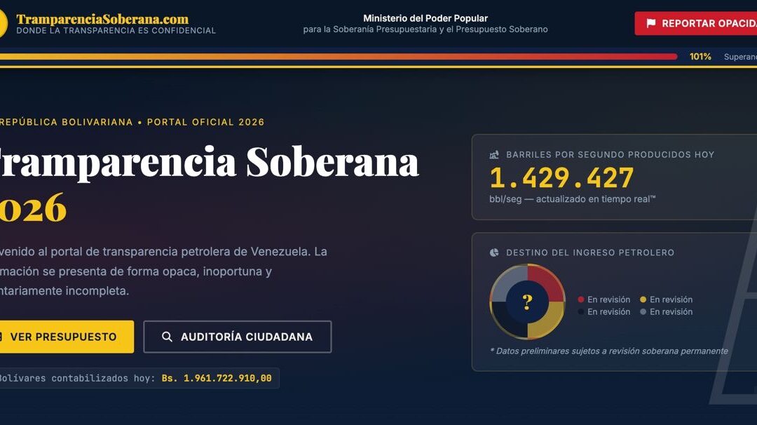 Conoce Tramparencia.com auditoría con 100% de desconfianza