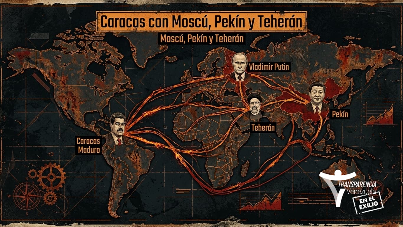 La alineación mediática y narrativa de Venezuela con Rusia, China e Irán