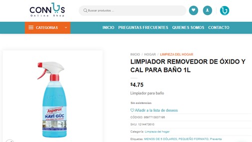 Limpiador Blue
